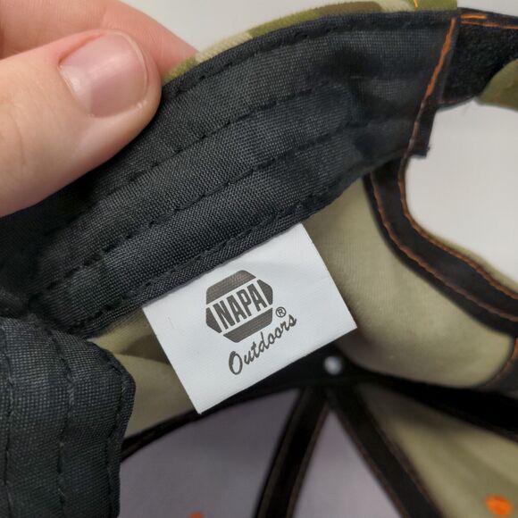 NAPA Outdoors Strapback Hat Camouflage OSFM Adjustable Embroidered Cotton - Picture 8 of 9